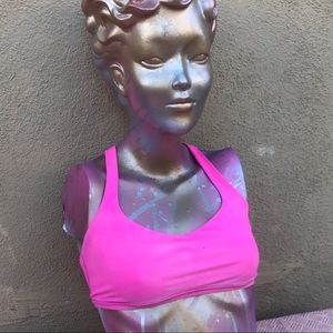 Lululemon sports bra hot pink 8